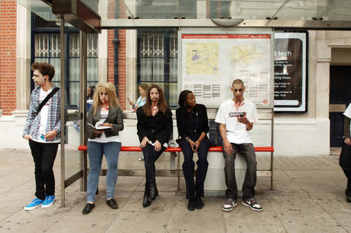Dead Rising 2 - Косплей: Зомби на улицах Лондона + Зомби-пати