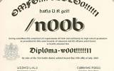 Noob-certificate